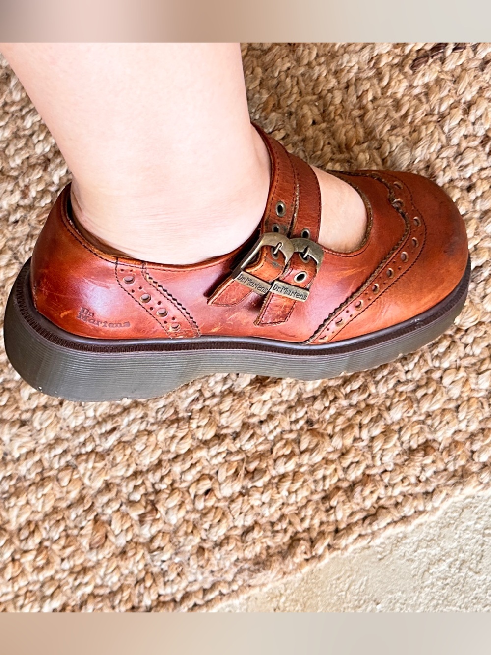 Vintage Dr Martens Double Strap Mari Jane Sz Uk 6 US 8 -8.5